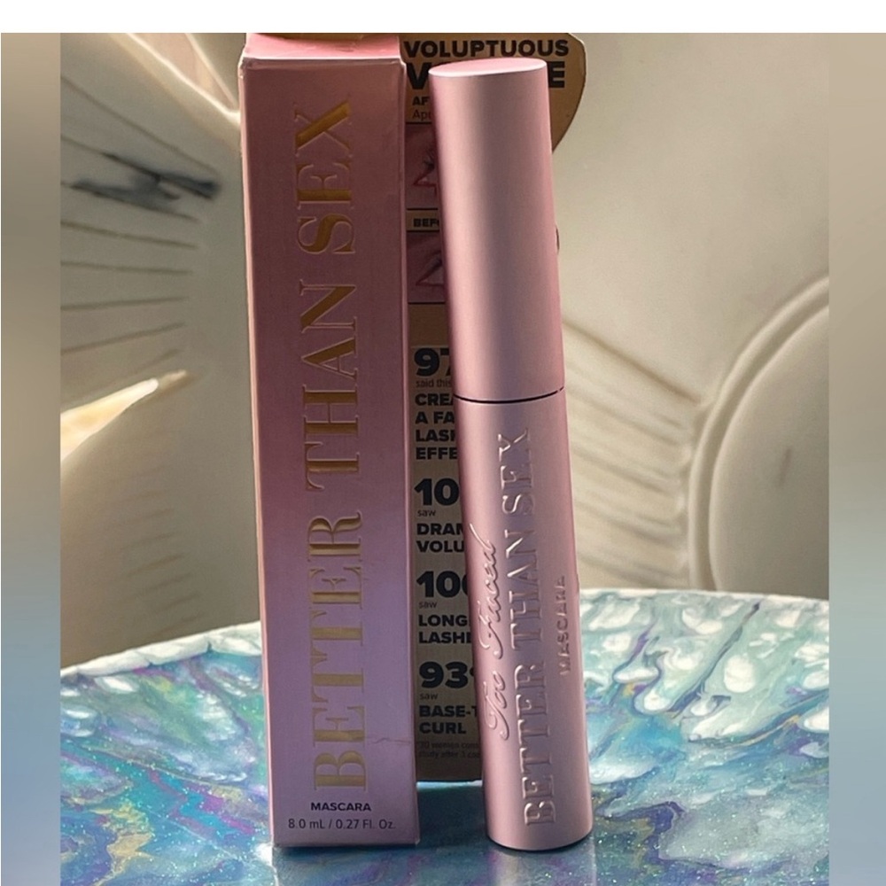 Too Faced Better Than Sex Full-Size Black Mascara(Retail$29)